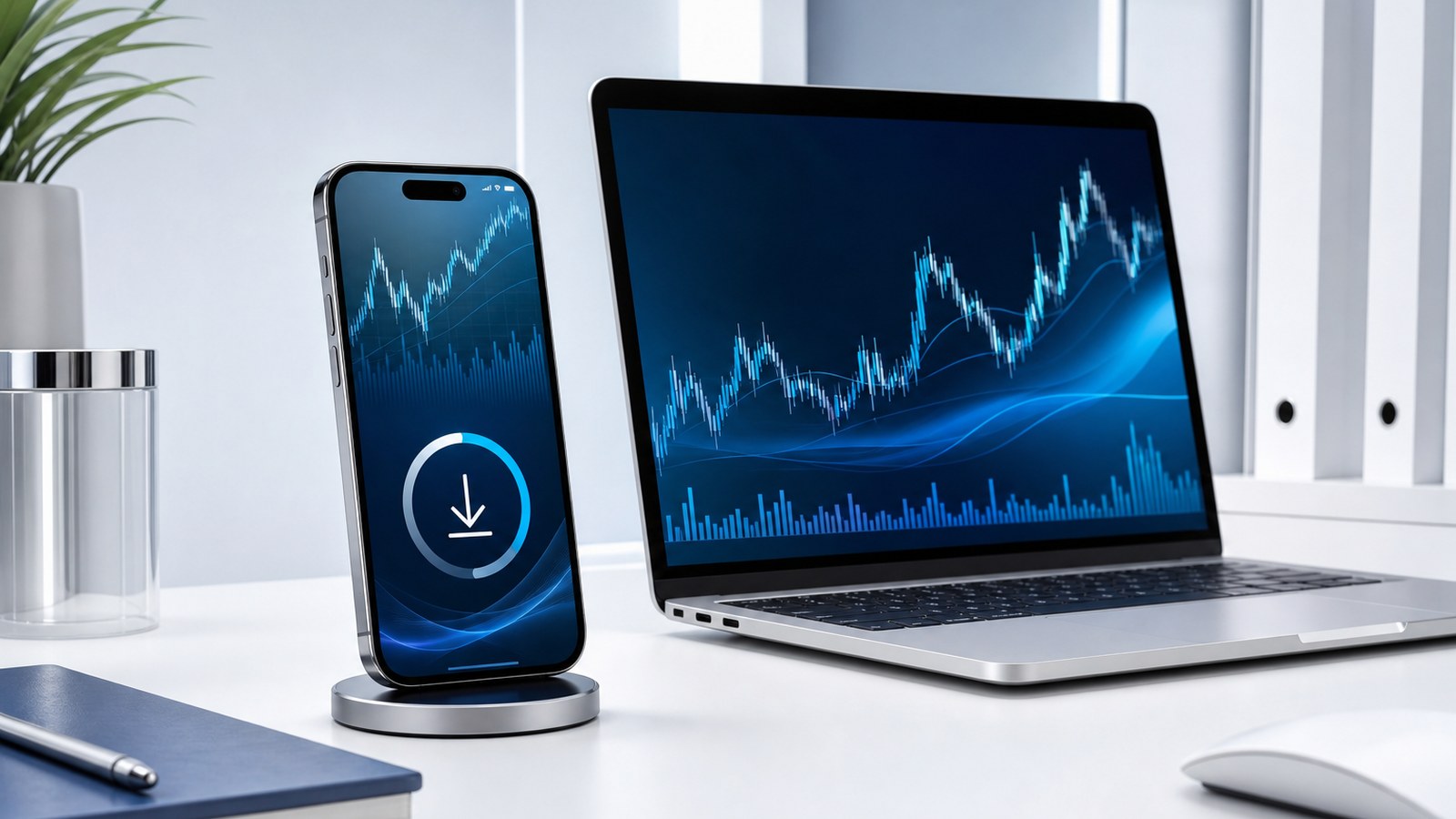 MT5 APP 关注与个性化界面示意